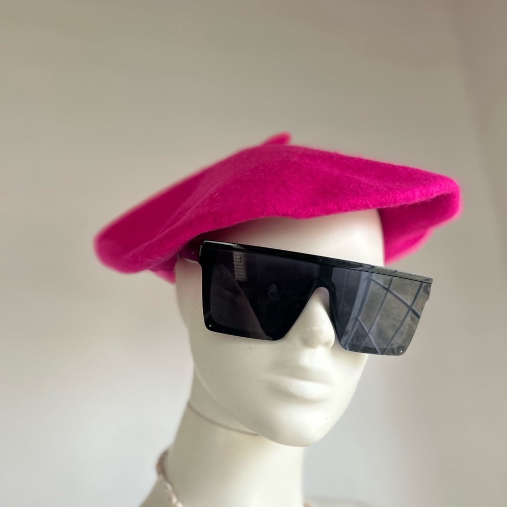 xo new Chic Pink Beret wool women hat